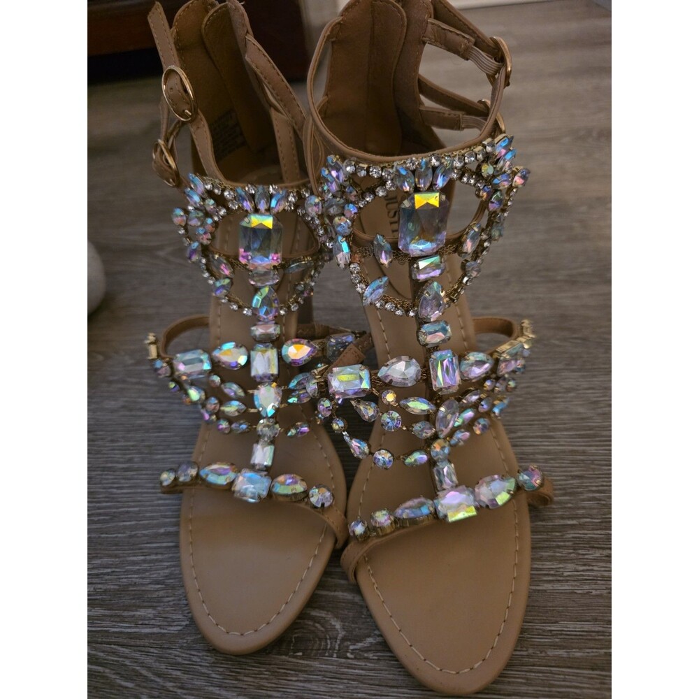 Just Fab  Gladiator sandals with Rhinestone SIZE 7